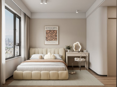 185平现代轻奢卧室