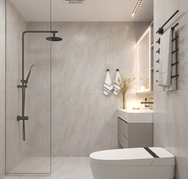 260平现代极简卧室