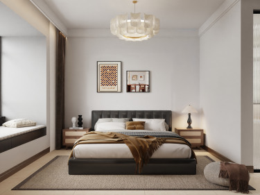 148平美拉德复古风卧室