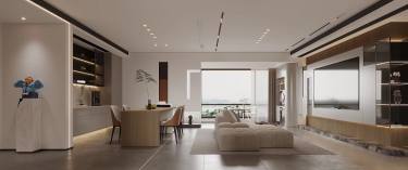 120平现代极简餐厅