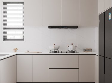 110平现代简约厨房