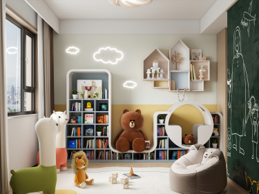 185平新混搭风卧室