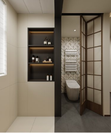 89平雅致新中卫生间