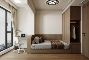 89平雅致新中卧室