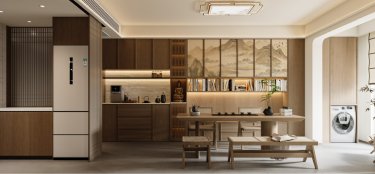 89平雅致新中客厅