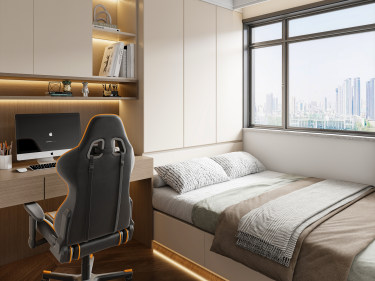 127平奶油风客厅