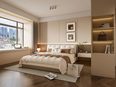 127平奶油风餐厅