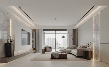 180平御湖熙岸现代简约风格