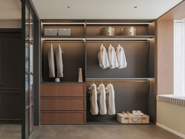 170平美拉德复古风卧室