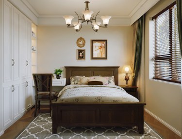 128平美拉德复古风卧室