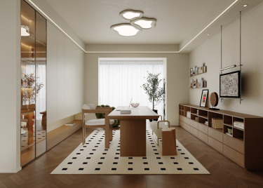 135平欧洲城现代原木风格