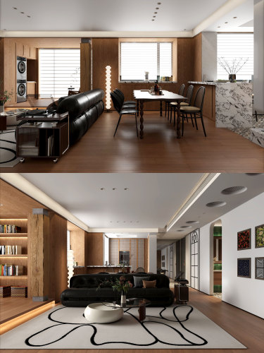 161㎡原木风：自然肌理与空间温度的交融设计