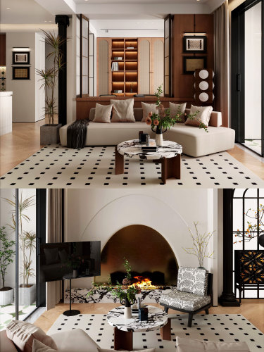 120㎡奶油风家居：当开放式LDK+S遇上“无界治愈美学”