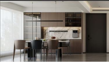 160平现代轻奢餐厅