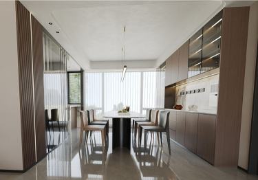 160平现代轻奢餐厅