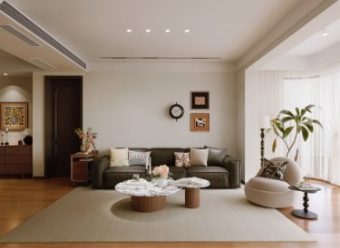 143平美拉德复古风客厅