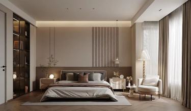 161平现代轻奢卧室