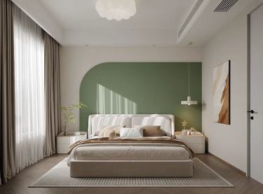 161平现代轻奢卧室