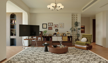 119平天都花园现代中古风格