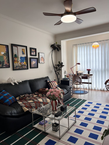 90平清水湾现代中古风格