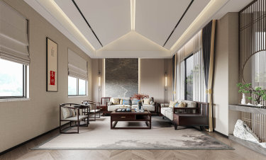 280平天伦随园新中式风格
