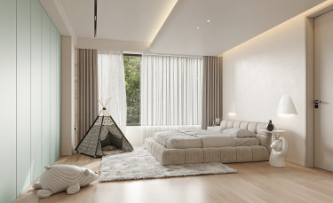 280平奶油风卧室