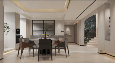 280平奶油风餐厅