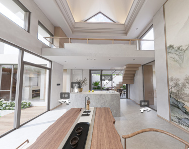 310平原木风餐厅