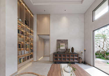 310平原木风客厅