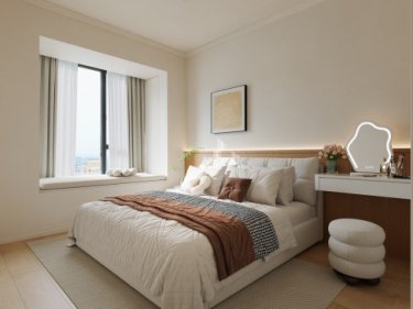 89平原木风卧室