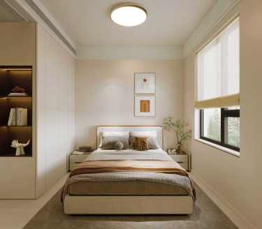 143平奶油风卧室