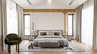 310平原木风卧室