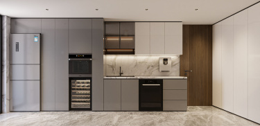 210平现代轻奢厨房