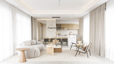 310平原木风客厅