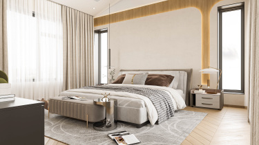 310平原木风卧室