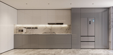 210平现代轻奢厨房