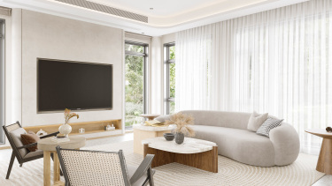 310平原木风客厅