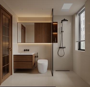 99平新混搭风卫生间