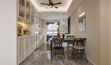 129平美拉德复古风餐厅