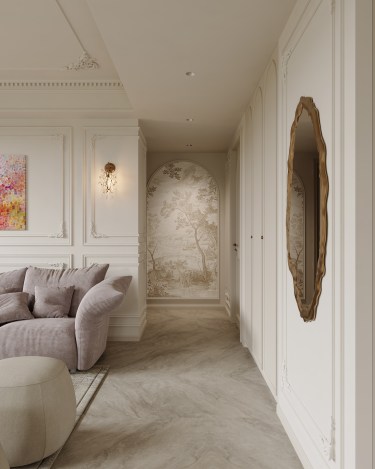 120平奶油风客厅