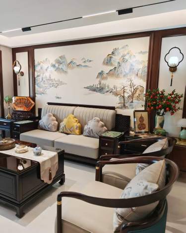 丰县新中式雅致风格｜东方意境，温润归家